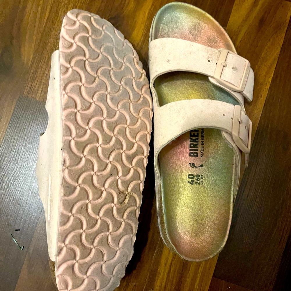 Pink Arizona Birkenstocks